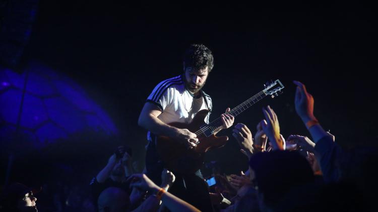 Foals with crowd at Eden Sessions