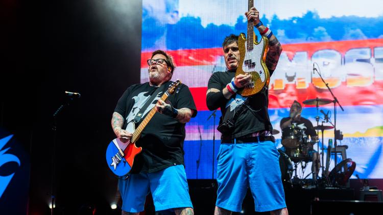 Bowling for Soup performing at Eden Sessions