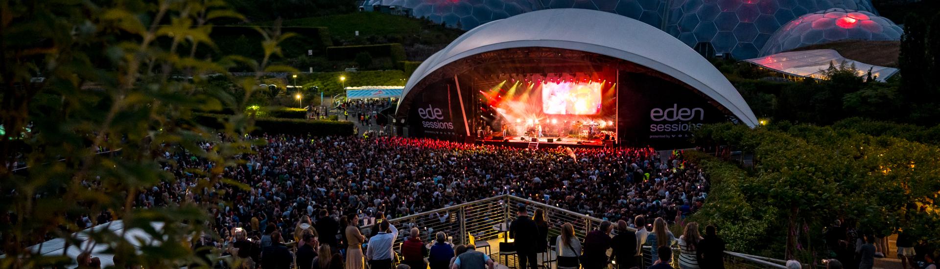 Eden Sessions Plus Experience Platform wide shot